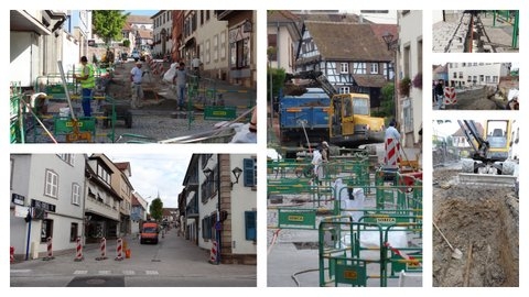 les travaux rue Leclerc au fil du temps